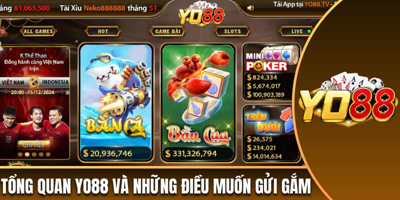 Tổng quan Yo88 và những điều gửi gắm tới người chơi
